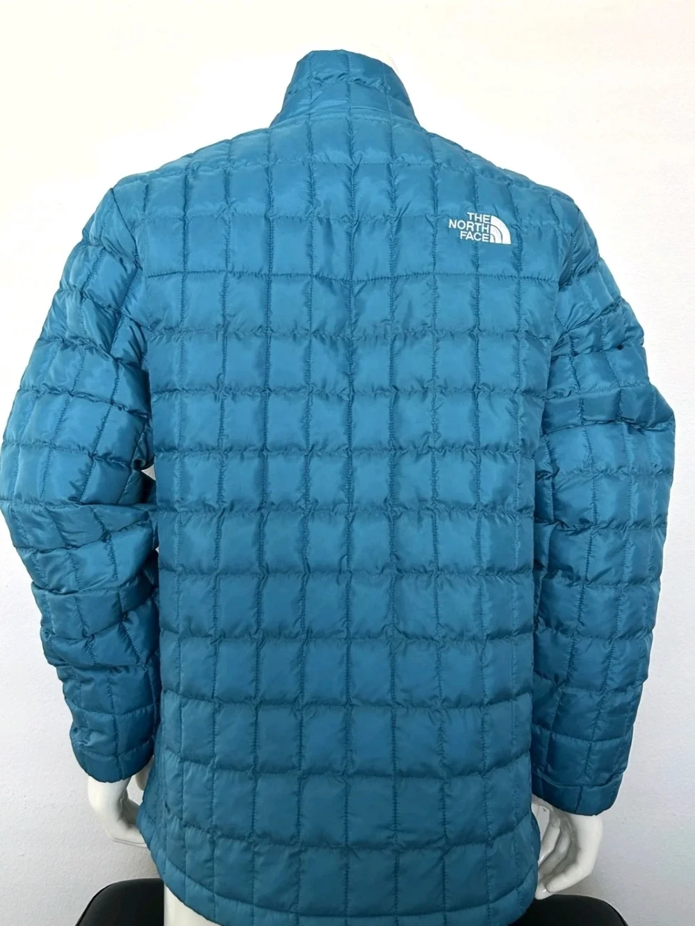 The North Face Men's Teal Quilted Puffer Jacket